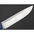 Град Горький нож Универсал сталь Х12МФ satin, рукоять G10 black & blue