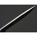 Град Горький нож Универсал сталь Х12МФ satin, рукоять G10 black & blue