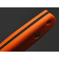 Град Горький нож Техно-Томми сталь D2 satin, спуски конвекс, рукоять G10 orange & black