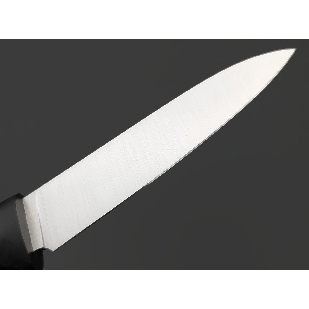 Град Горький нож Шейный сталь Elmax satin, рукоять Кап клёна red & grey, G10