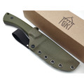 Град Горький нож Райбек 2 сталь D2 стоунвош, рукоять G10 olive & black