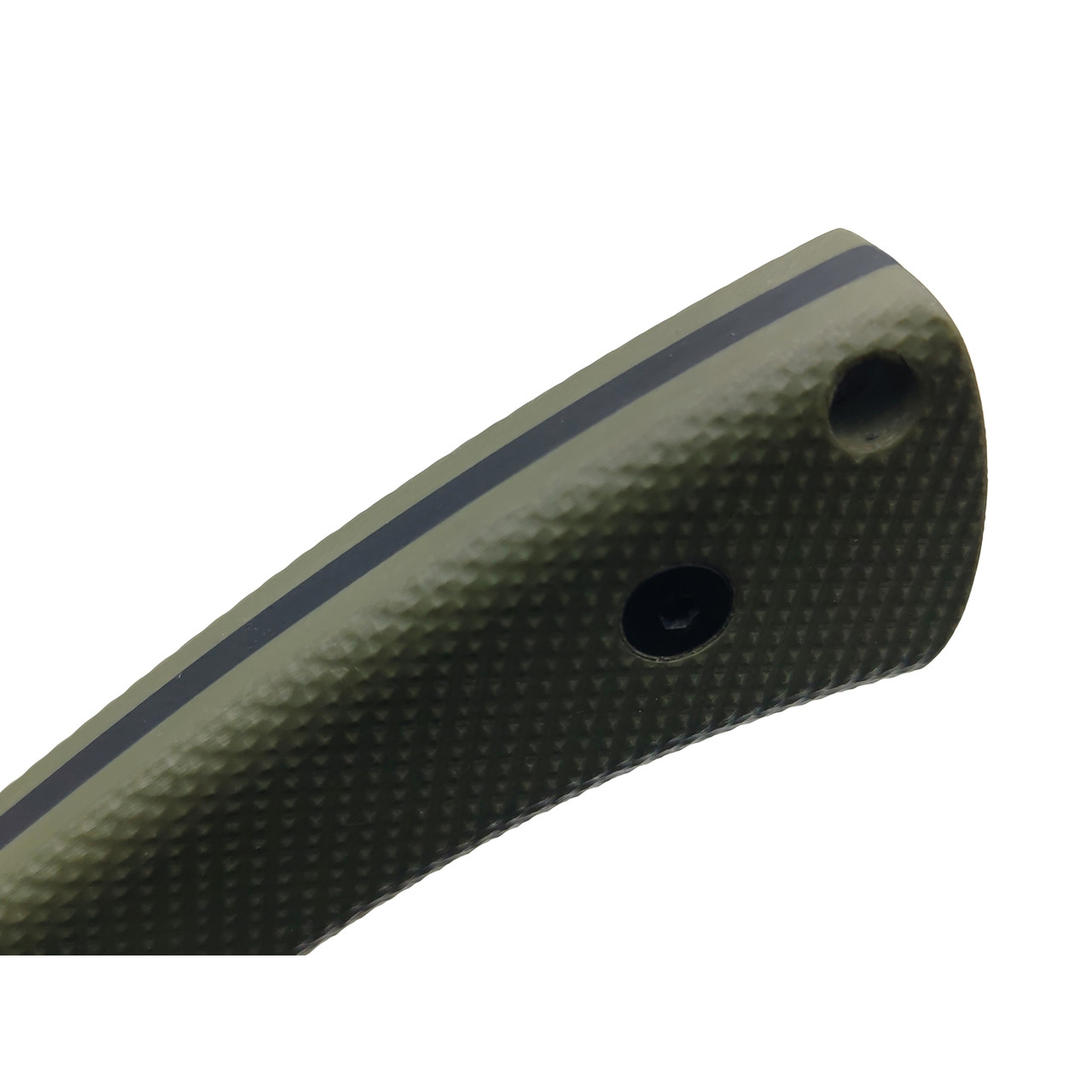 Град Горький нож Райбек 2 сталь D2 стоунвош, рукоять G10 olive & black