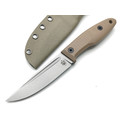 Град Горький нож Байкер сталь D2 стоунвош, рукоять G10 tan & black textured