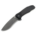 Нож QSP Raven QS122-C2 сталь D2 блэквош, рукоять G10 black