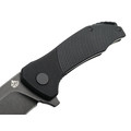 Нож QSP Raven QS122-C2 сталь D2 блэквош, рукоять G10 black