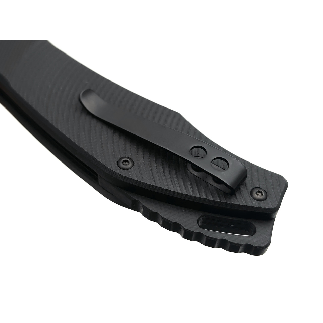 Нож QSP Raven QS122-C2 сталь D2 блэквош, рукоять G10 black