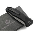 Нож QSP Raven QS122-C2 сталь D2 блэквош, рукоять G10 black