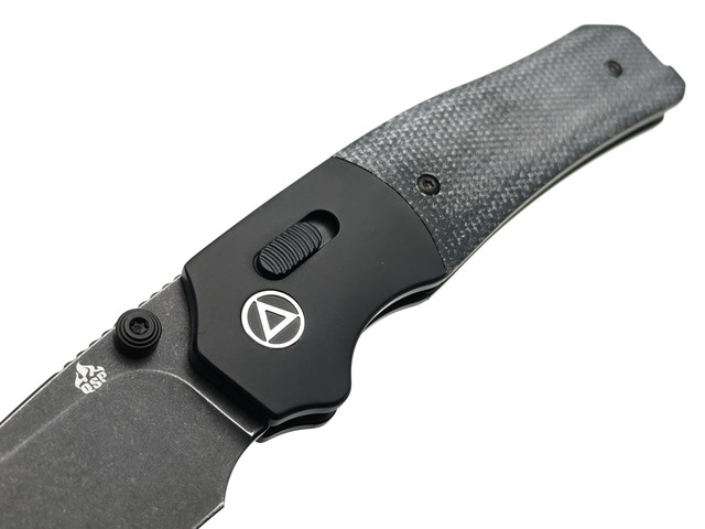 Нож QSP Vault QS157-A2 сталь 14C28N black, рукоять Micarta black, aluminum black