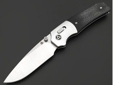 Нож QSP Vault QS157-A1 сталь 14C28N satin, рукоять Micarta black, aluminum