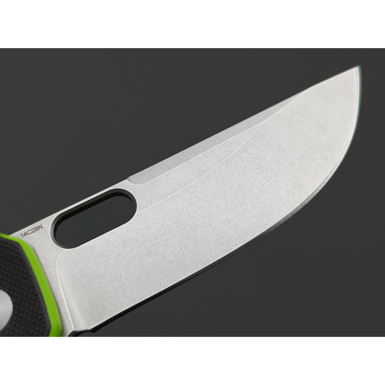Нож QSP Unicorn QS156-С1 сталь 14C28N стоунвош, рукоять G10 black & green