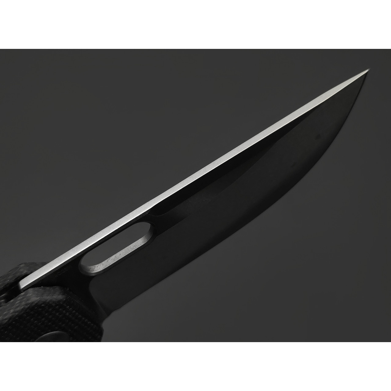 Нож QSP Unicorn QS156-A1 сталь 14C28N св, рукоять Микарта тёмно-коричневая