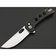 Нож QSP Unicorn QS156-A1 сталь 14C28N св, рукоять Микарта тёмно-коричневая