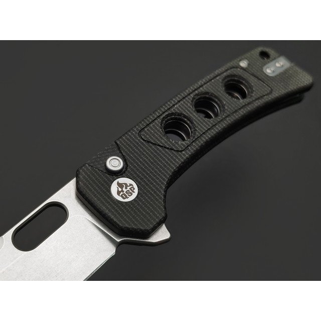 Нож QSP Unicorn QS156-A1 сталь 14C28N св, рукоять Микарта тёмно-коричневая