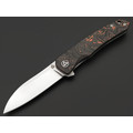 Нож QSP Otter QS140-B1 сталь S35VN satin, рукоять Carbon copper