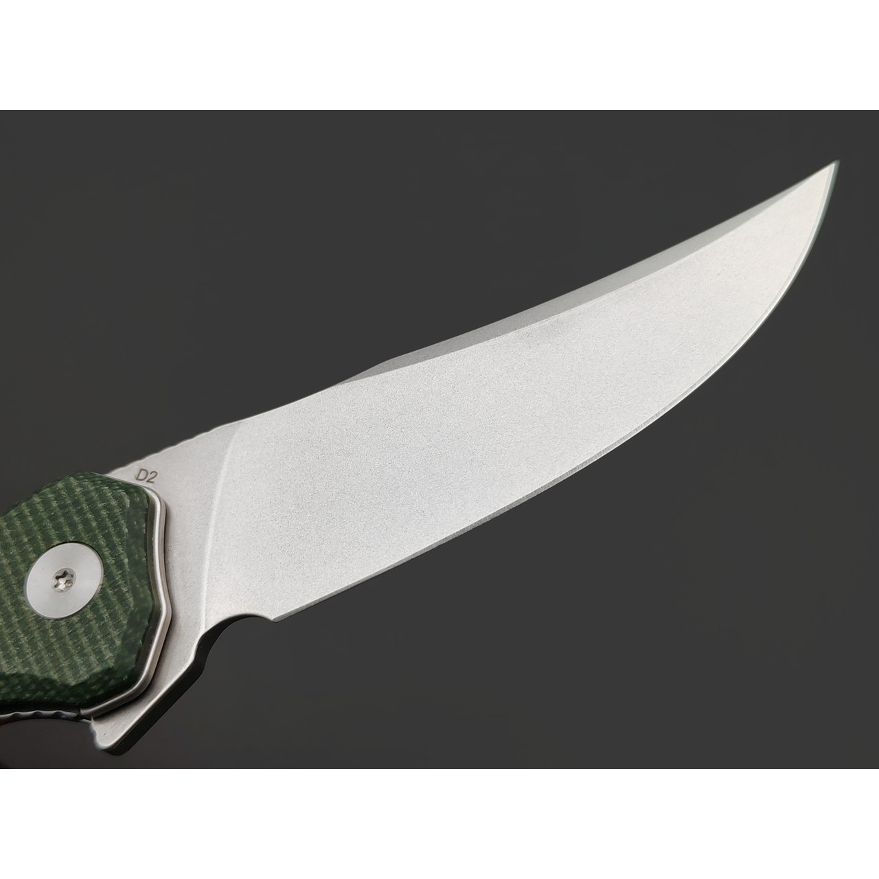 Нож QSP Walrus QS151-C1 сталь D2 св, рукоять Микарта зелёная