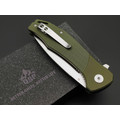 Нож QSP Raven QS122-B1 сталь D2 satin, рукоять G10 green