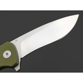 Нож QSP Raven QS122-B1 сталь D2 satin, рукоять G10 green