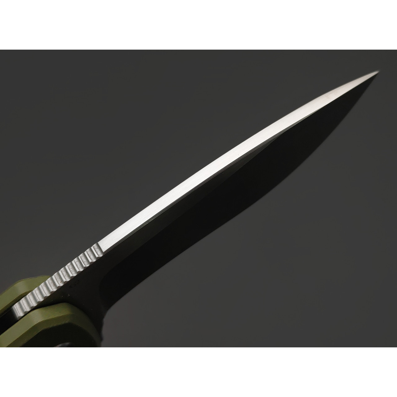 Нож QSP Raven QS122-B1 сталь D2 satin, рукоять G10 green