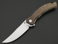 Нож QSP Walrus QS151-B1 сталь D2 stonewash, рукоять Micarta brown