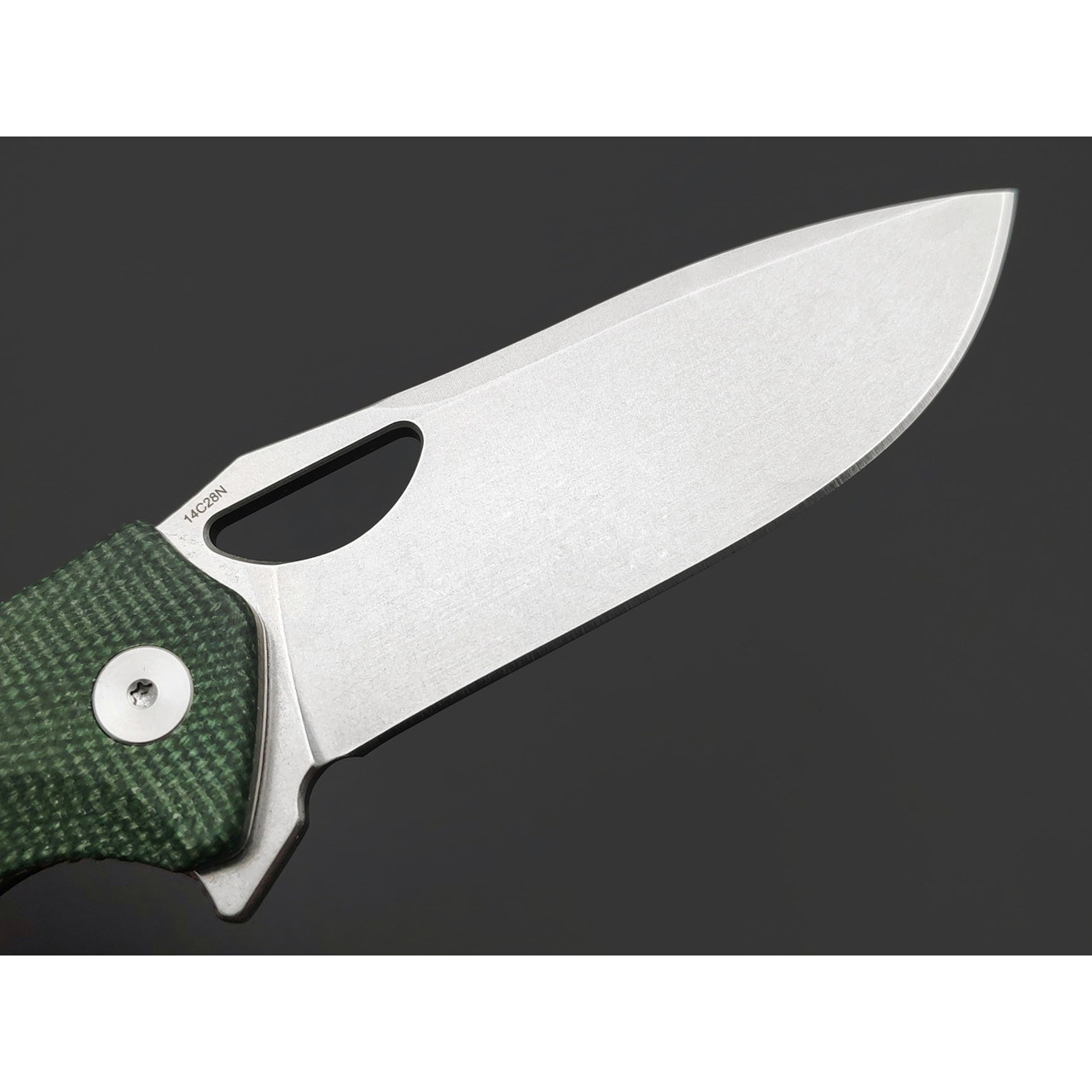 Нож QSP Gorilla QS153-C1 сталь 14C28N стоунвош, рукоять Micarta jeans