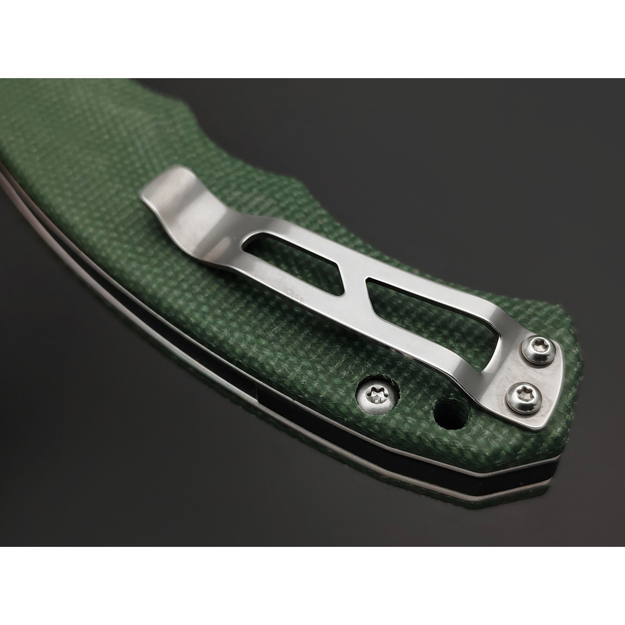 Нож QSP Gorilla QS153-C1 сталь 14C28N стоунвош, рукоять Micarta jeans