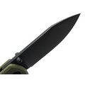 Нож QSP Canary folder QS150-F2 сталь 14C28N black, рукоять G10 OD green