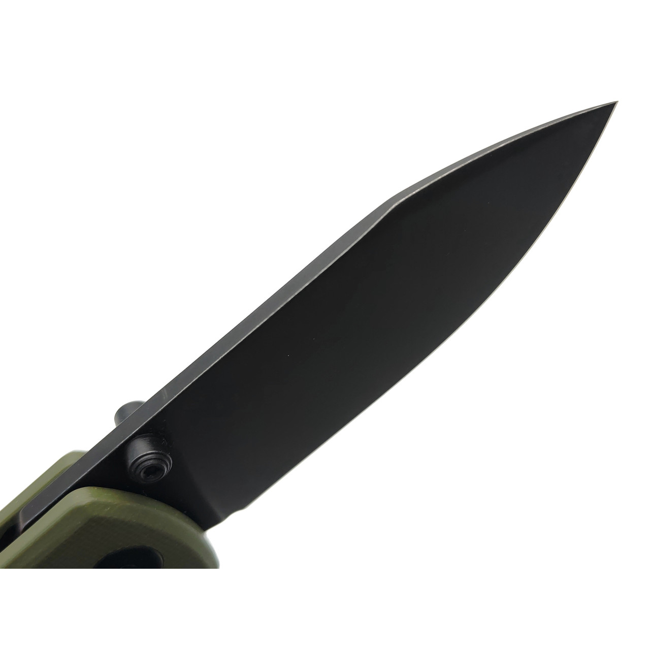 Нож QSP Canary folder QS150-F2 сталь 14C28N black, рукоять G10 OD green