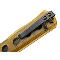 Нож QSP Canary folder QS150-J2 сталь 14C28N black, рукоять Ultem amber