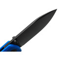 QSP складной нож Canary folder QS150-I2 сталь 14C28N блэквош, рукоять G10 синий