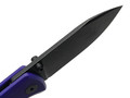 Нож QSP Canary folder QS150-D2 сталь 14C28N black, рукоять G10 purple