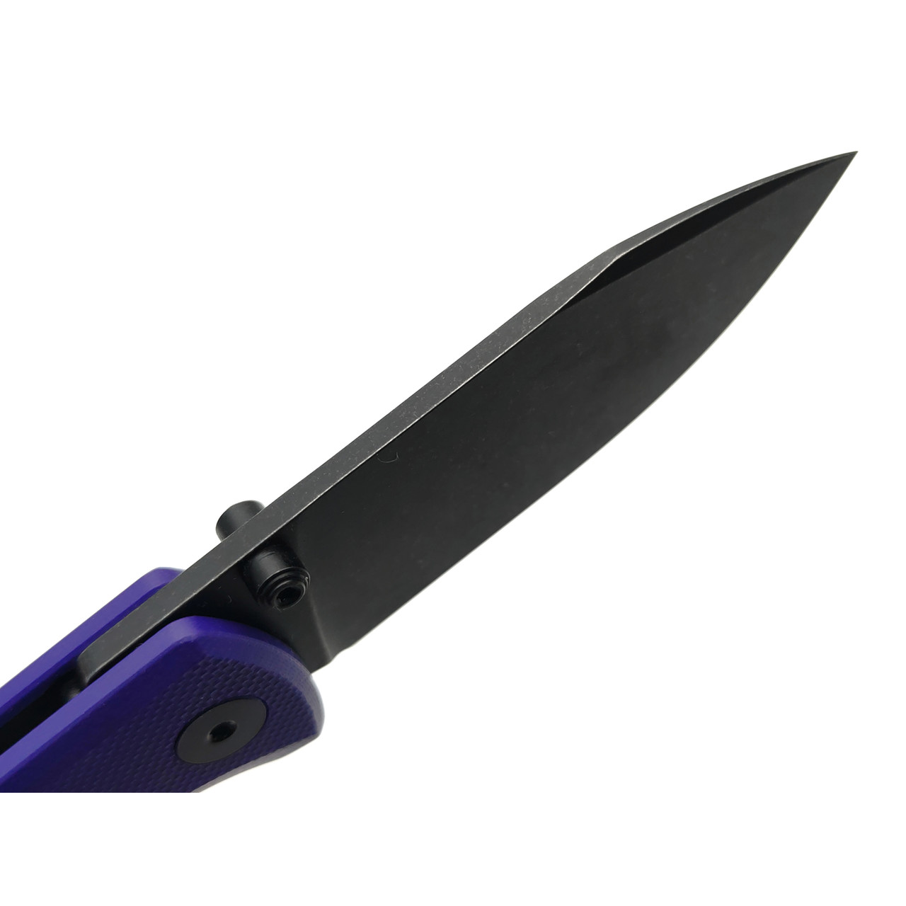 QSP складной нож Canary folder QS150-D2 сталь 14C28N black, рукоять G10 фиолетовый