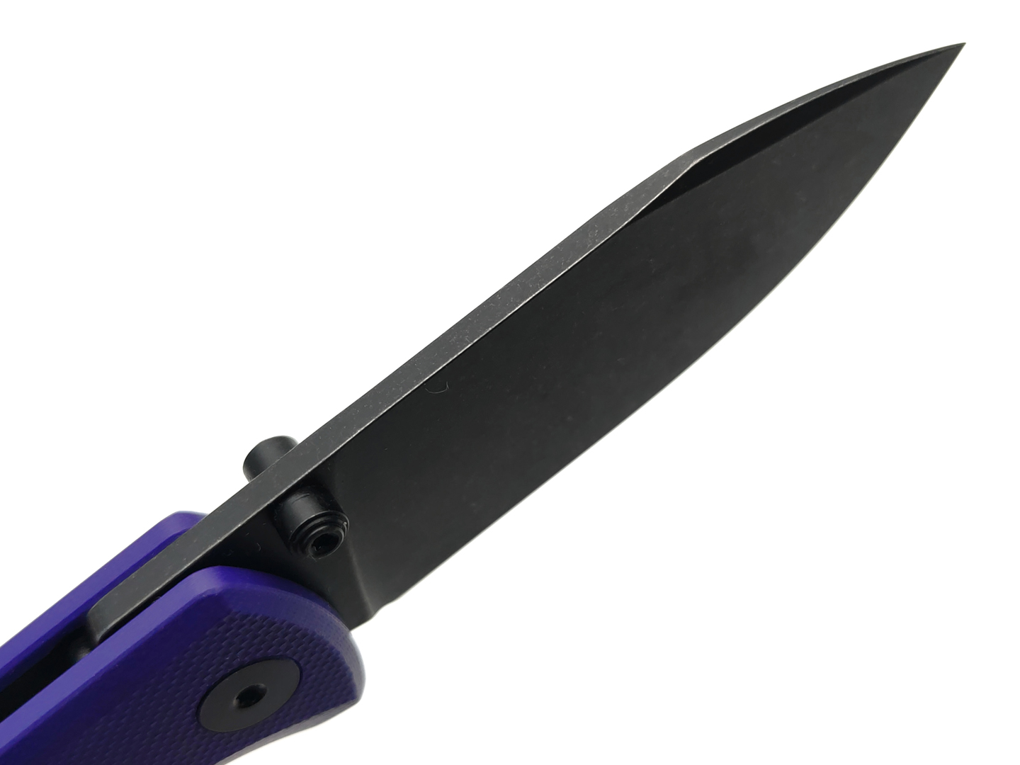 Нож QSP Canary folder QS150-D2 сталь 14C28N black, рукоять G10 purple