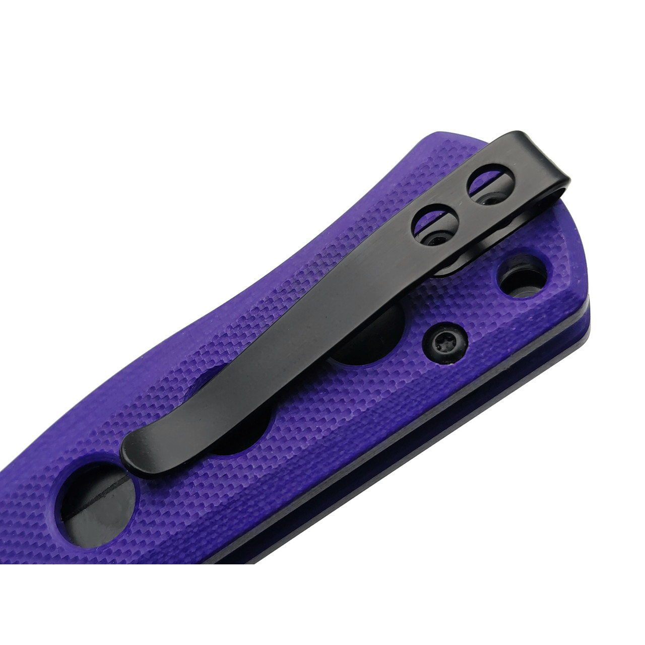 QSP складной нож Canary folder QS150-D2 сталь 14C28N black, рукоять G10 фиолетовый