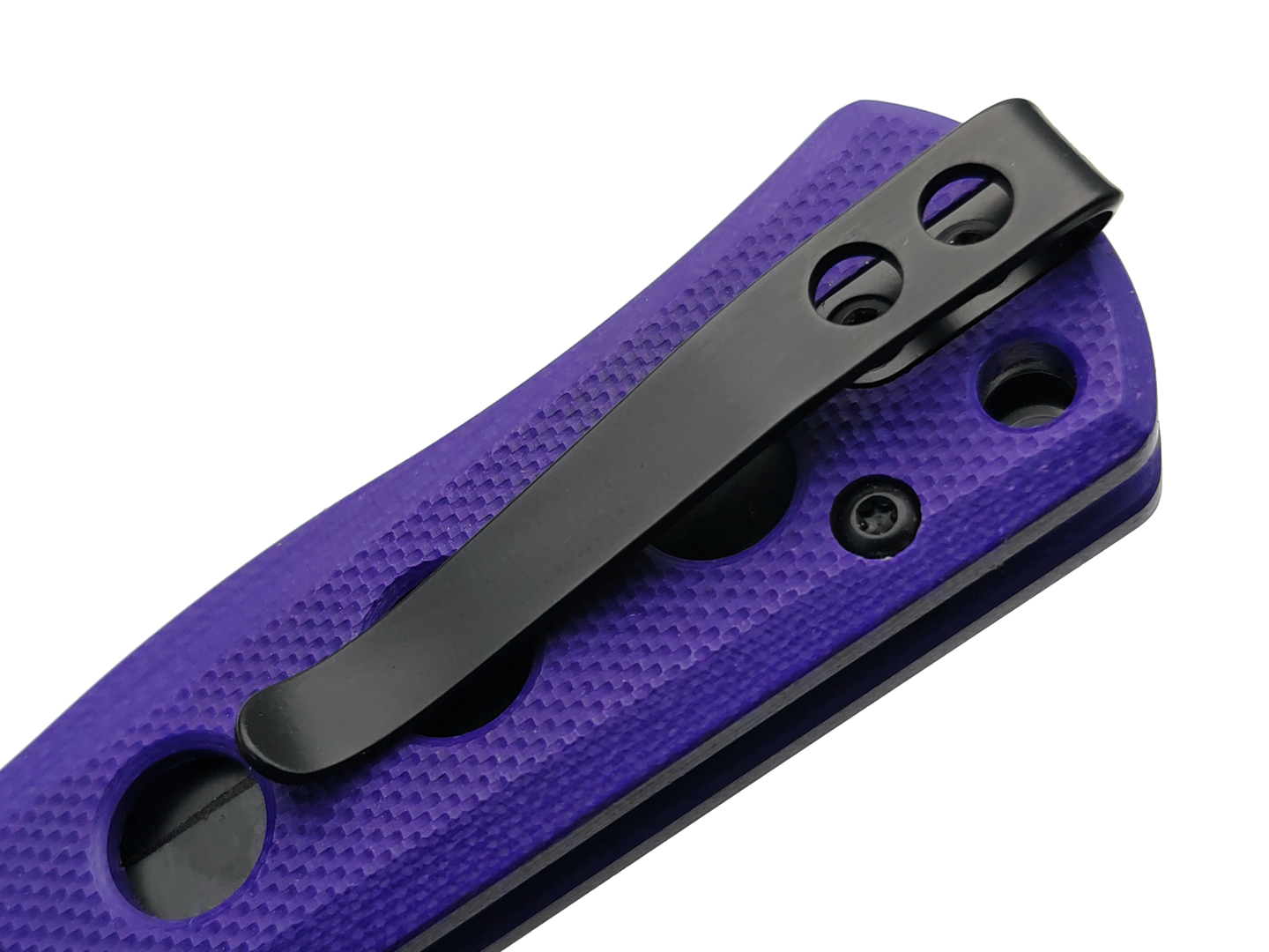 Нож QSP Canary folder QS150-D2 сталь 14C28N black, рукоять G10 purple