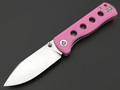 Нож QSP Canary folder QS150-H1 сталь 14C28N stonewash, рукоять G10 pink