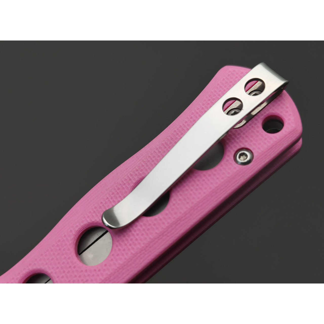 Нож QSP Canary folder QS150-H1 сталь 14C28N стоунвош, рукоять G10 pink