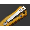 Нож QSP Canary folder QS150-J1 сталь 14C28N стоунвош, рукоять Ultem amber