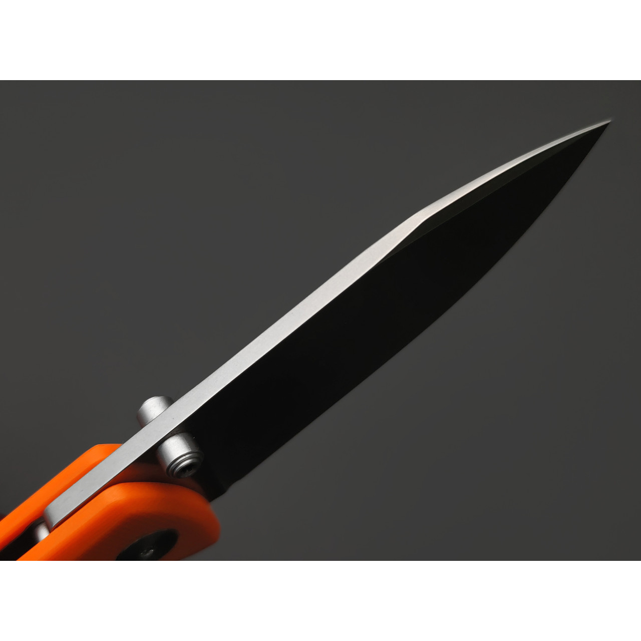 Нож QSP Canary folder QS150-B1 сталь 14C28N стоунвош, рукоять G10 orange