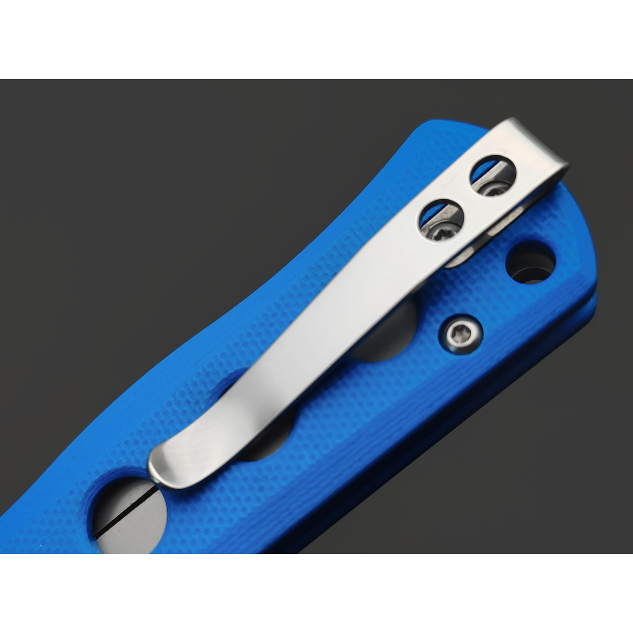 Нож QSP Canary folder QS150-I1 сталь 14C28N стоунвош, рукоять G10 blue