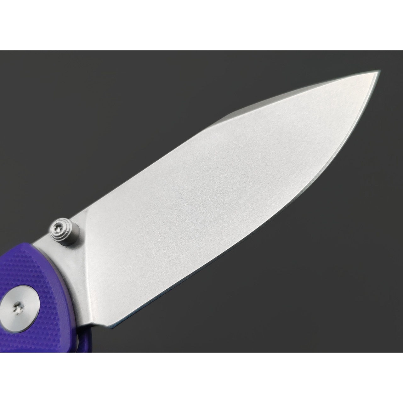 Нож QSP Canary folder QS150-D1 сталь 14C28N стоунвош, рукоять G10 purple