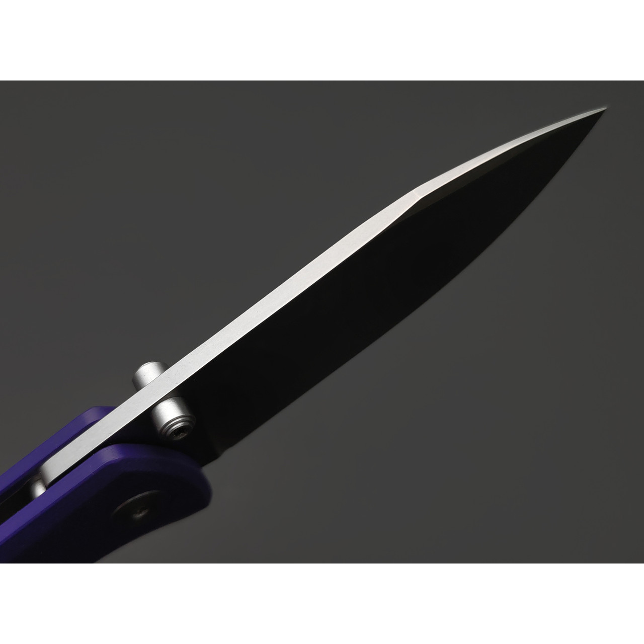 Нож QSP Canary folder QS150-D1 сталь 14C28N стоунвош, рукоять G10 purple