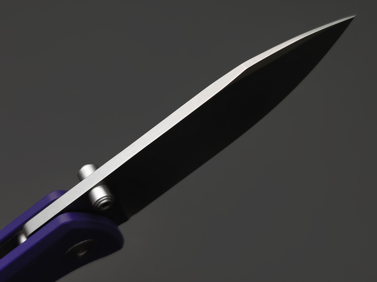 Нож QSP Canary folder QS150-D1 сталь 14C28N stonewash, рукоять G10 purple