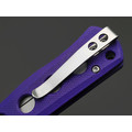 Нож QSP Canary folder QS150-D1 сталь 14C28N стоунвош, рукоять G10 purple