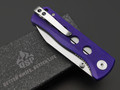 Нож QSP Canary folder QS150-D1 сталь 14C28N stonewash, рукоять G10 purple