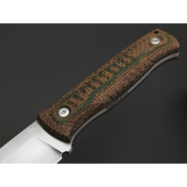 BRK нож Подорожник сталь VG-10 bead-blast, рукоять Micarta khaki
