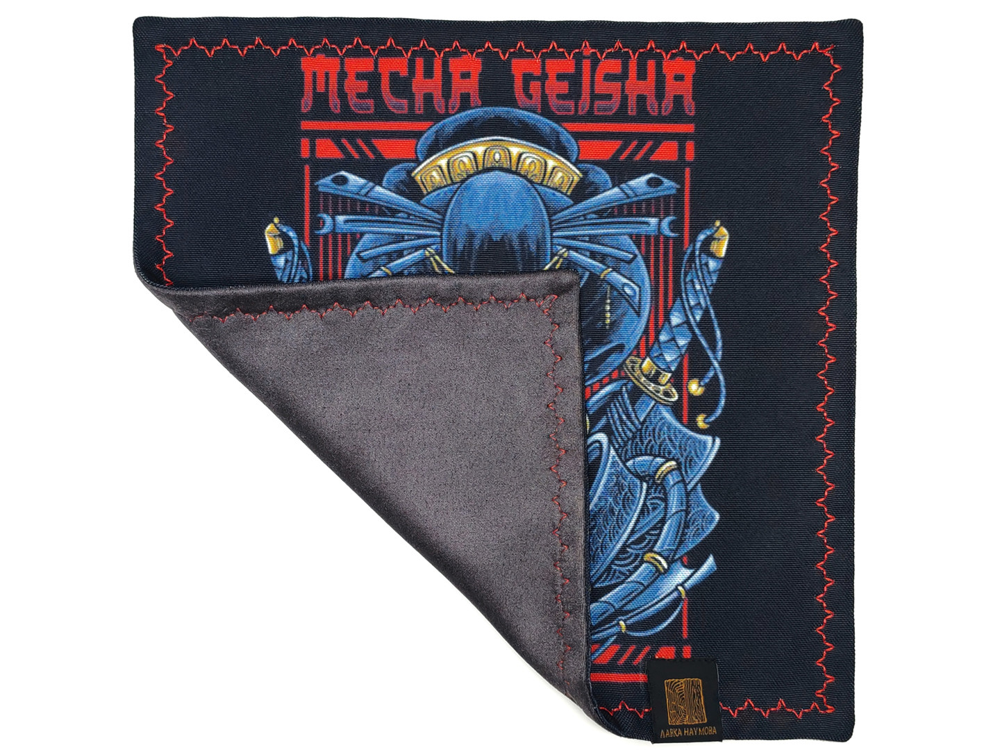 Лавка Наумова платок хэнк "Mecha Geisha" 24х24 см