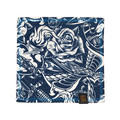 Лавка Наумова платок хэнк "Tattoo Art - Vintage" navy 24х24 см Лавка Наумова платок хэнк "Tattoo Art - Vintage" navy 24х24 см