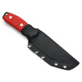 BRK нож Клевер сталь 65Г black oxide, рукоять G10 red BRK нож Клевер сталь 65Г black oxide, рукоять G10 red