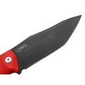 BRK нож Клевер сталь 65Г black oxide, рукоять G10 red BRK нож Клевер сталь 65Г black oxide, рукоять G10 red