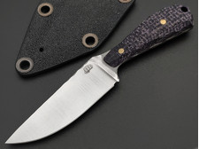 Андрей Кулаков нож Крыса KUL0120 сталь 95Х18, Рукоять Micarta deep purple